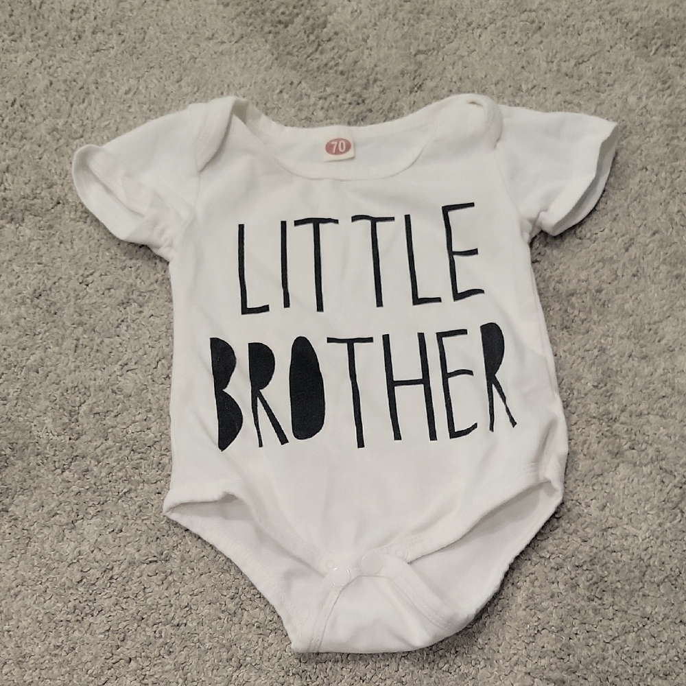 Amazon White and Black Bodysuit Little Brother Design